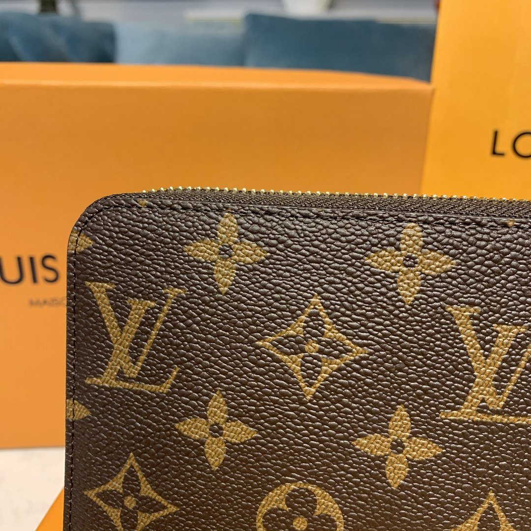 Louis Vuitton Zippy Wallet N63503-19*10*2CM