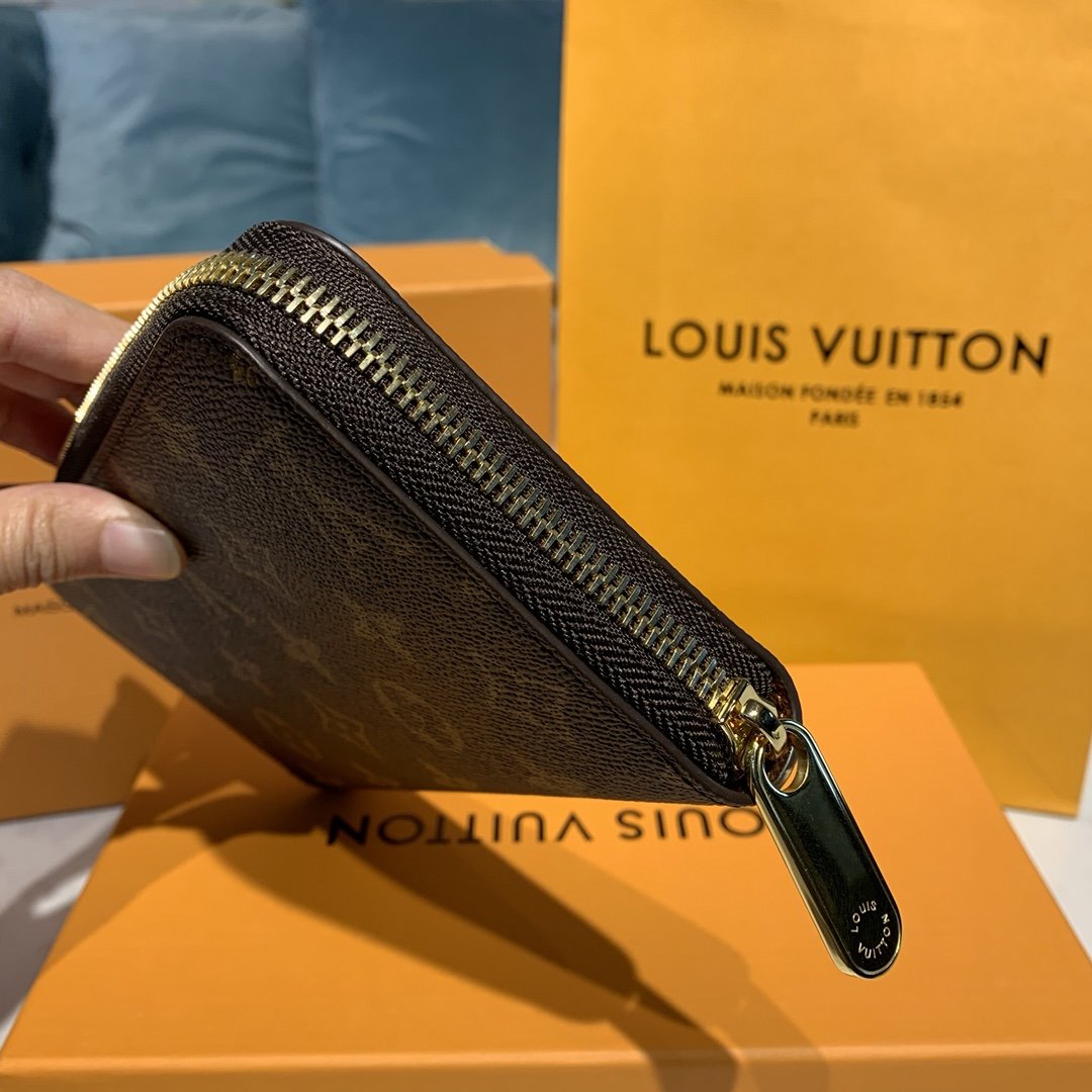 Louis Vuitton Zippy Wallet N63503-19*10*2CM