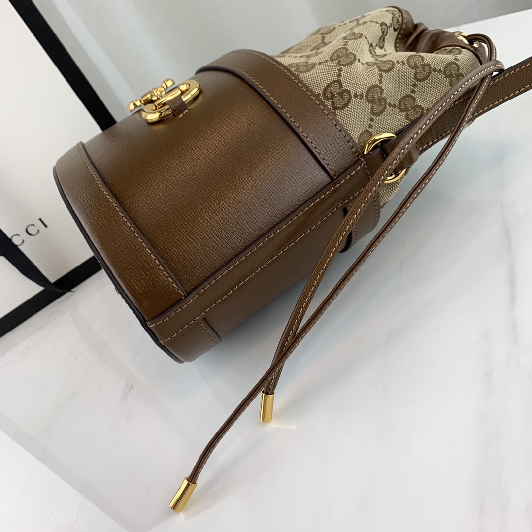 Gucci 1955 Horsebit Bucket Bag-22*25*12CM