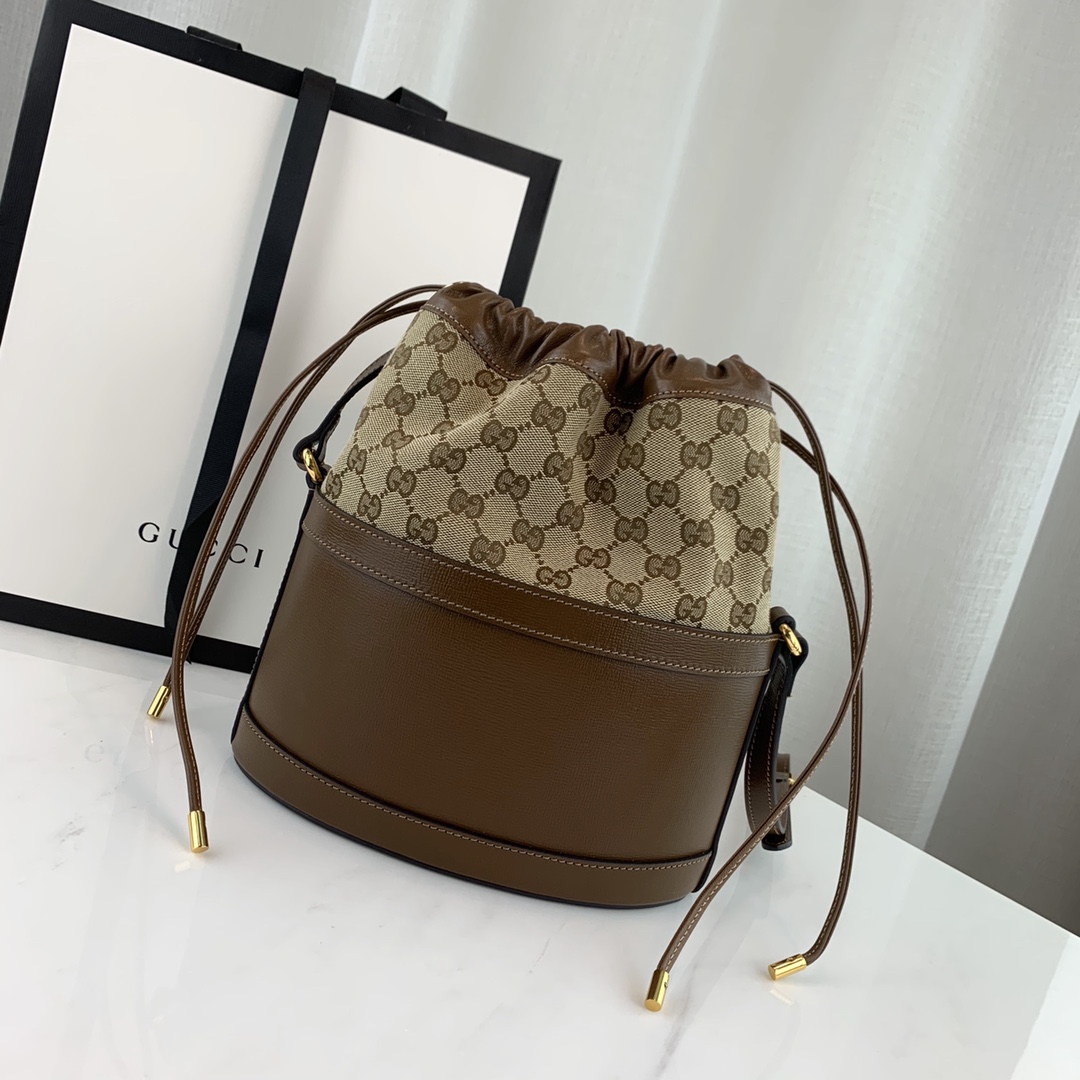 Gucci 1955 Horsebit Bucket Bag-22*25*12CM Gucci 1955 Horsebit Bucket Bag-22*25*12CM