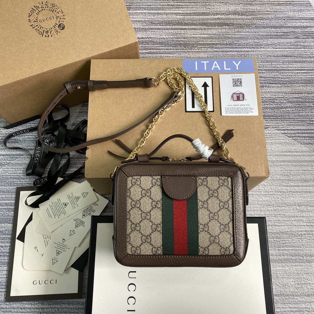 Gucci Ophidia Tote-18.5/15/7.5CM
