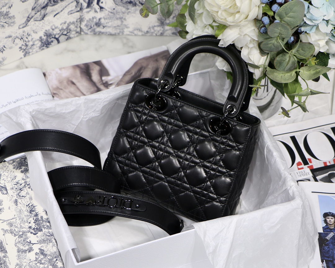 Lady Diro Bag-Black Hardware-20*16.5*8CM