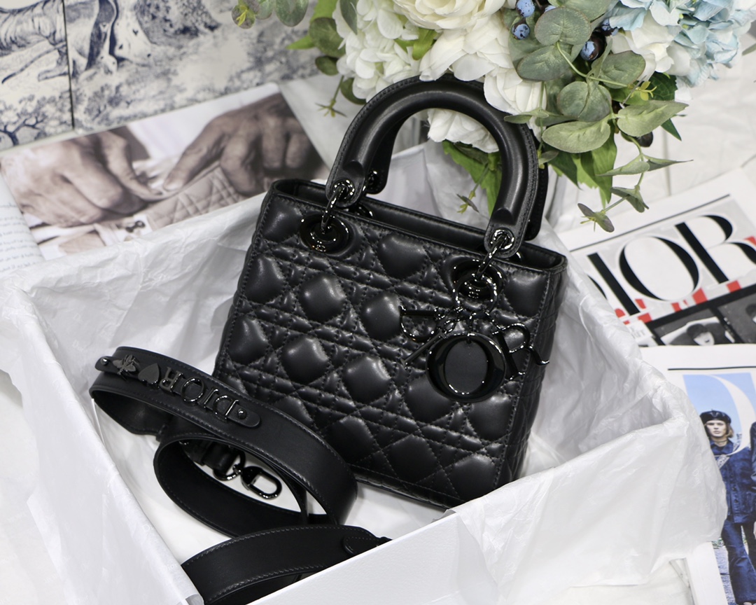 Lady Diro Bag-Black Hardware-20*16.5*8CM