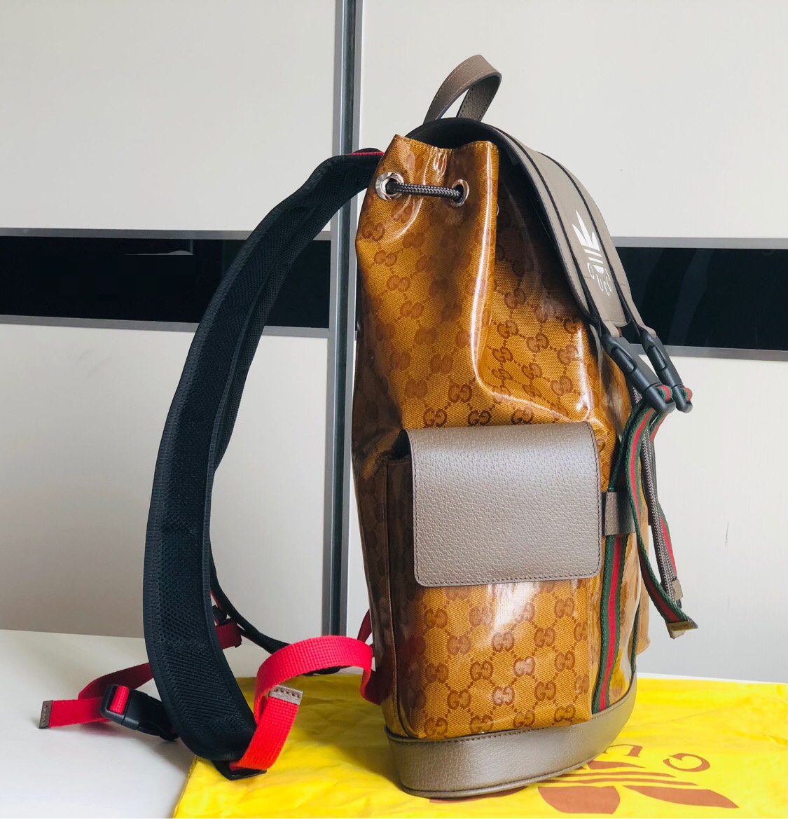 Adidas x Gucci Backpack-34x42x16CM