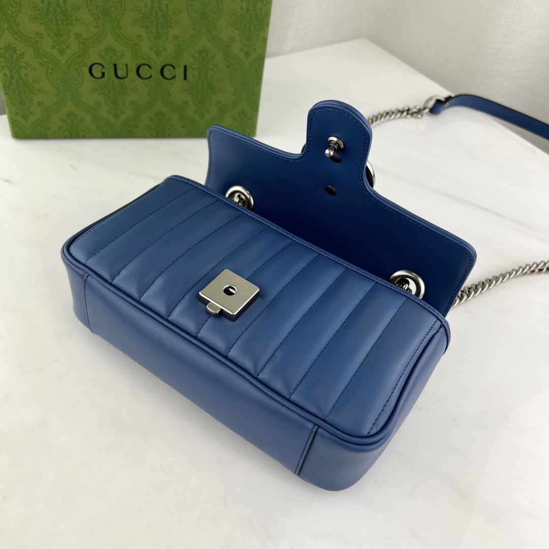 Gucci Marmont Bag-22x13x6CM Gucci Marmont Bag-22x13x6CM