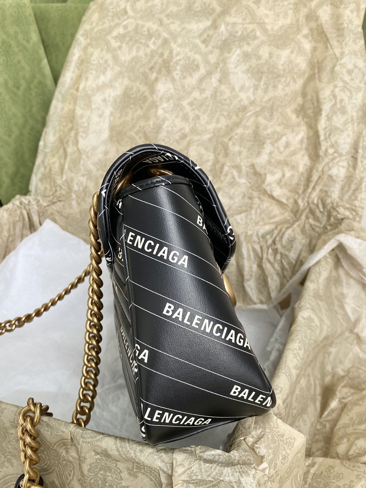 Gucci&Balenciaga Marmont Bag-26*15*7CM