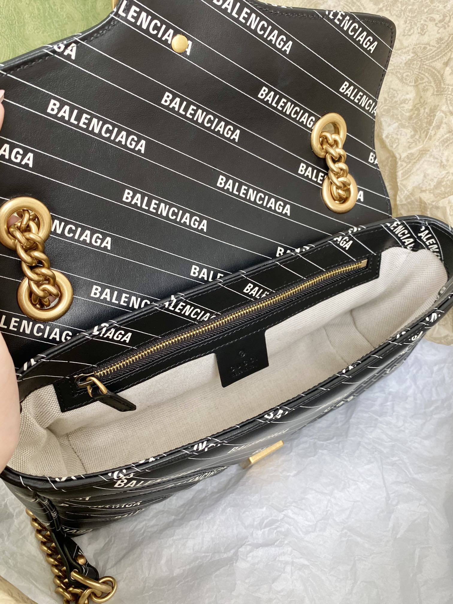Gucci&Balenciaga Marmont Bag-26*15*7CM