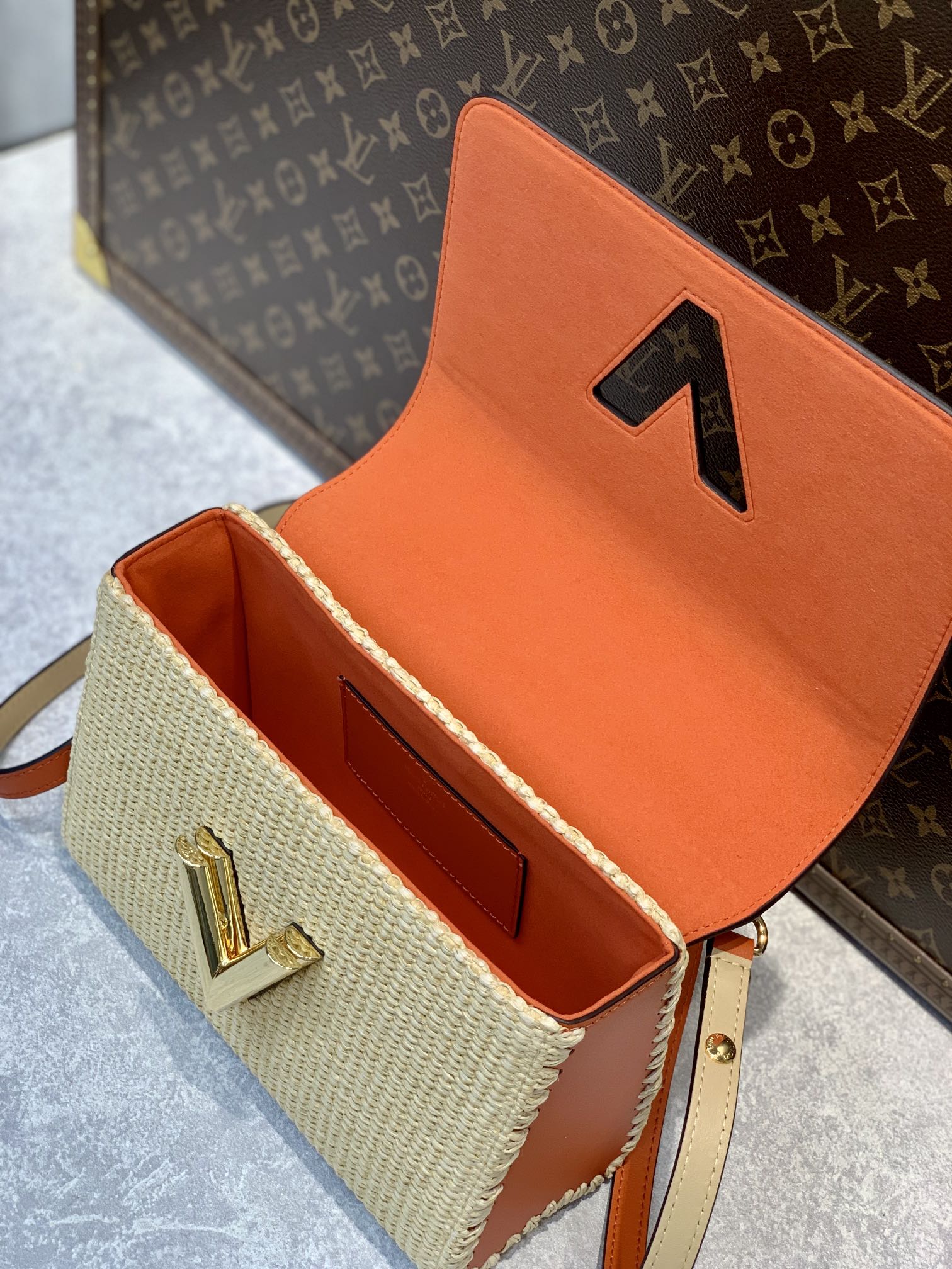 Louis Vuitton Twist MM-23*18*8CM