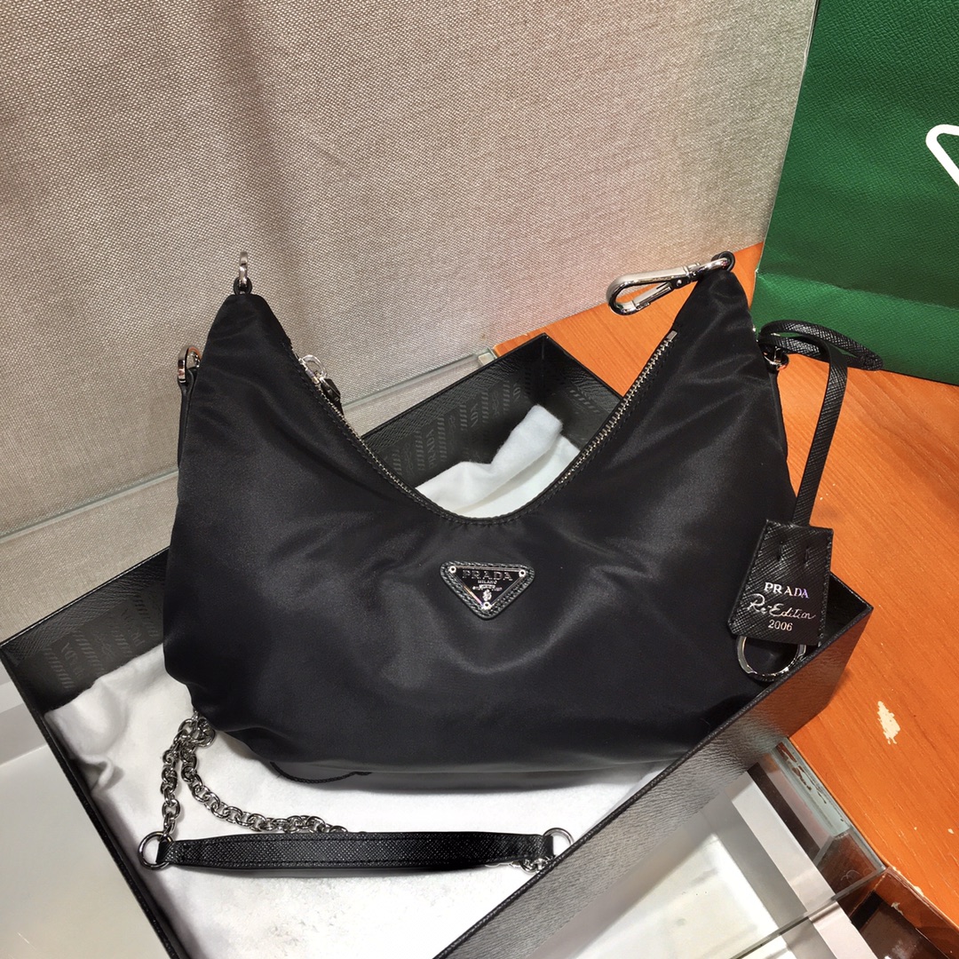 Prada Hobo Bag-1BH172 -24*16*7CM