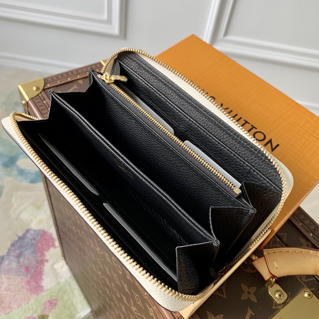 Louis Vuitton Monogram Vernis Zippy Wallet M81141-19.5×10.5×2.5CM