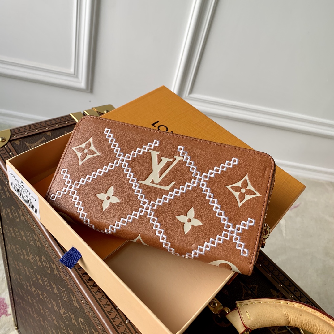 Louis Vuitton Monogram Vernis Zippy Wallet M81141-19.5×10.5×2.5CM