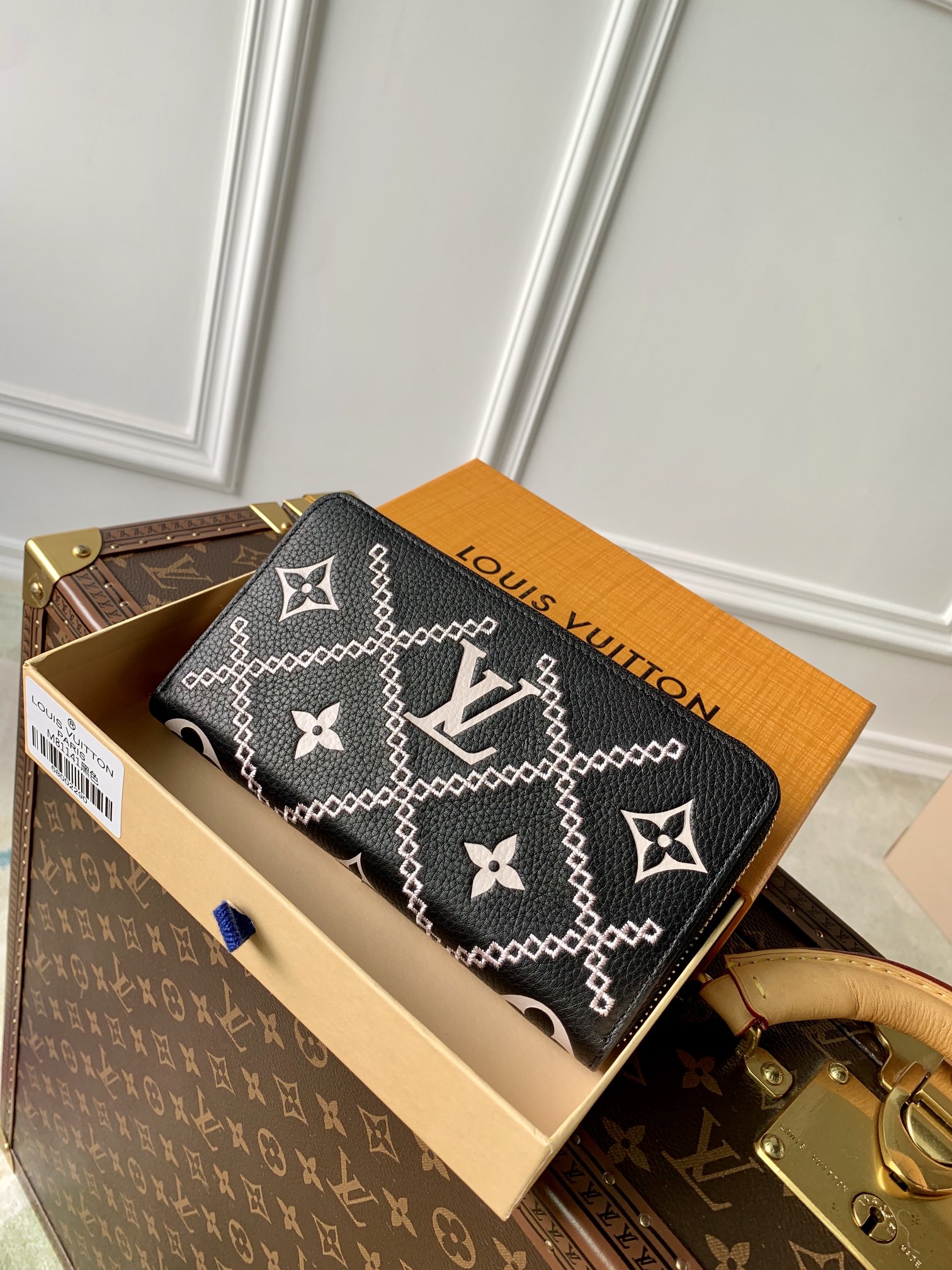 Louis Vuitton Monogram Vernis Zippy Wallet M81141-19.5×10.5×2.5CM