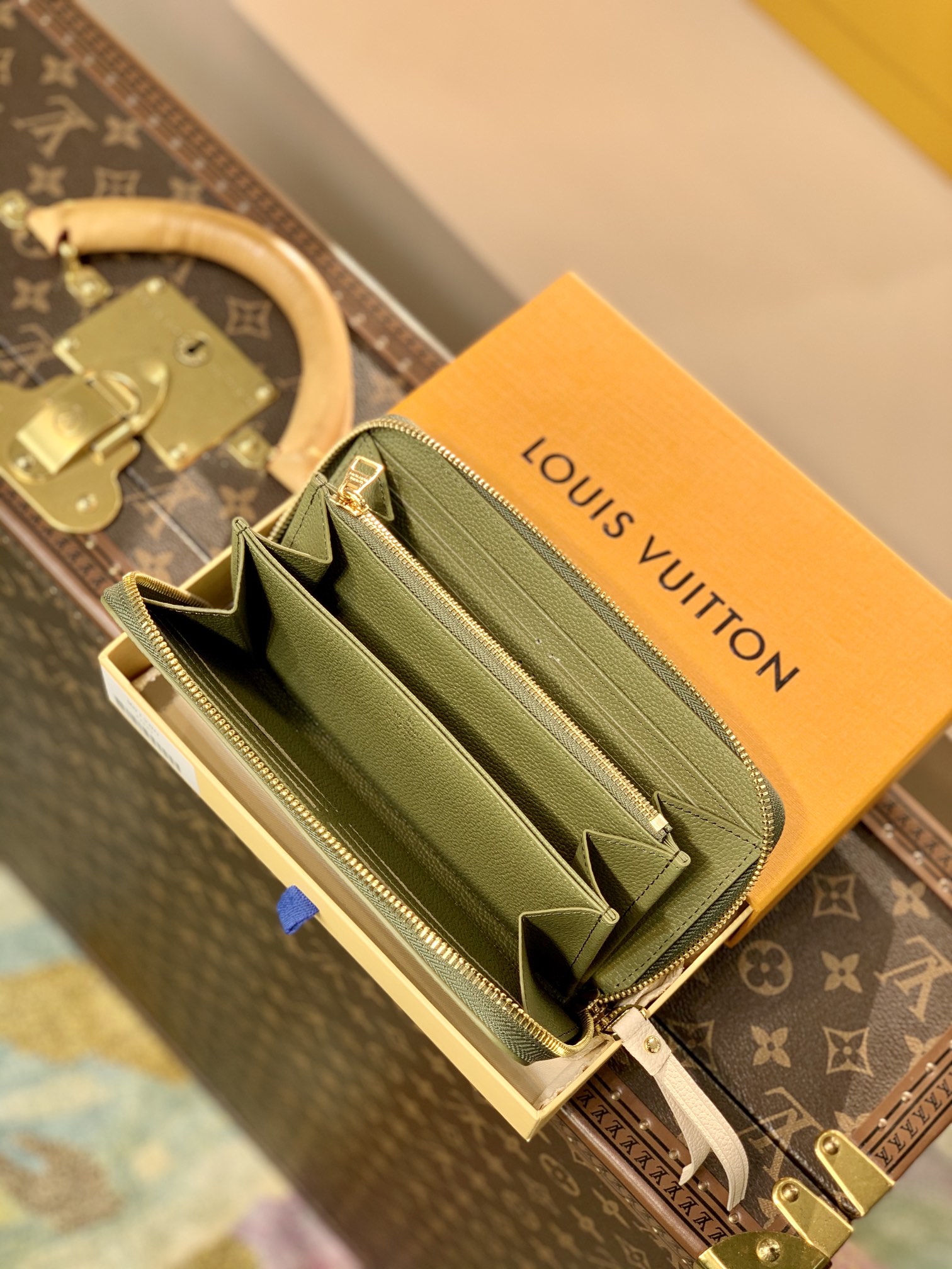 Louis Vuitton Spring in the City Zippy Wallet M81280-19.5×10.5×2.5CM Louis Vuitton Spring in the City Zippy Wallet M81280-19.5×10.5×2.5CM