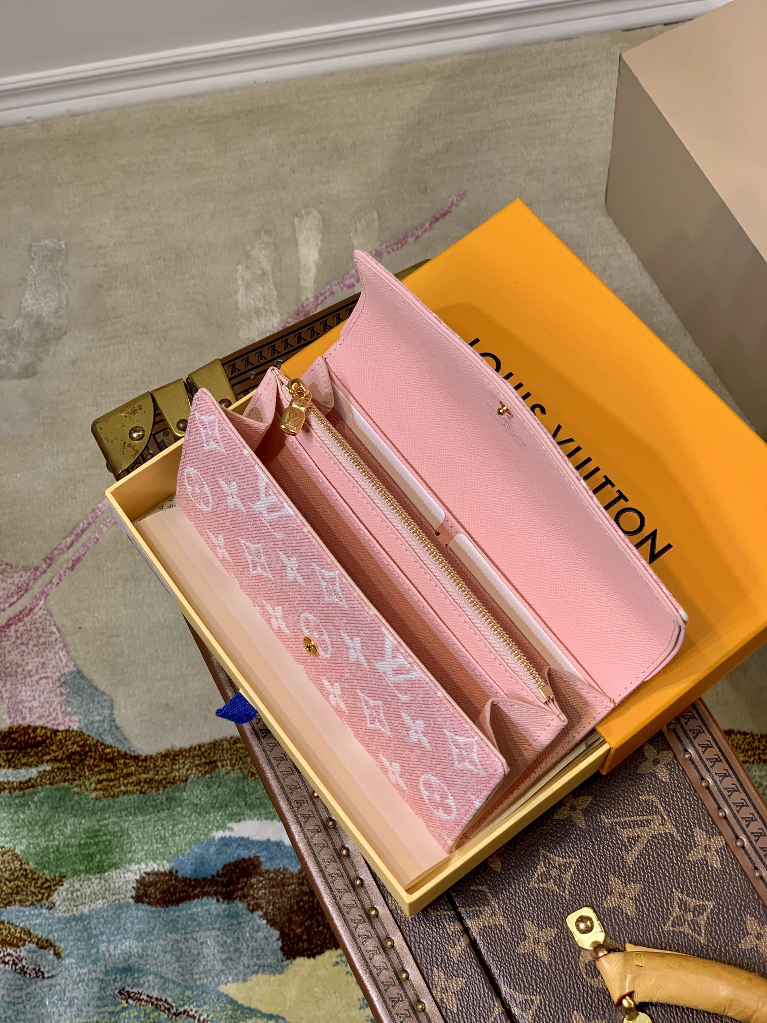 Louis Vuitton Sarah Wallet M81183-19.5×10.5×2.5CM Louis Vuitton Sarah Wallet M81183-19.5×10.5×2.5CM