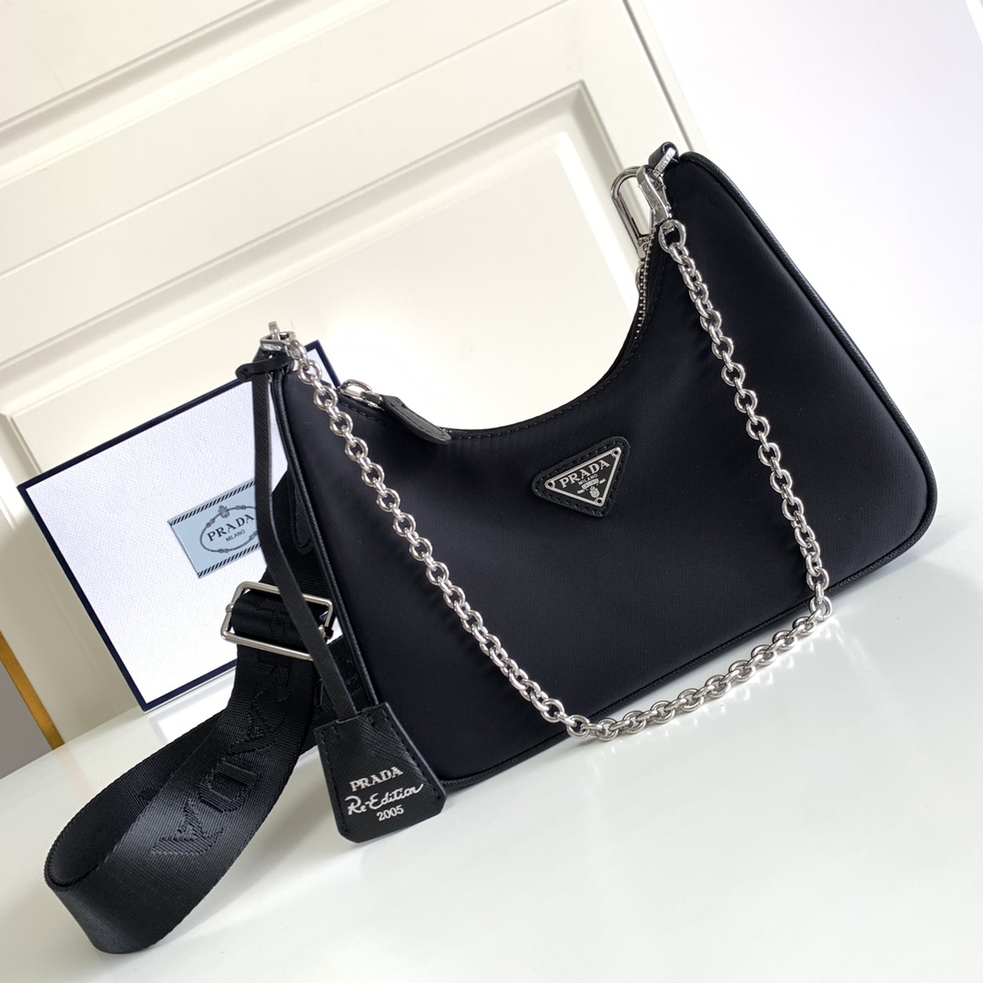 Prada Re-Edition 2005 Nylon Bag-22*12*5CM