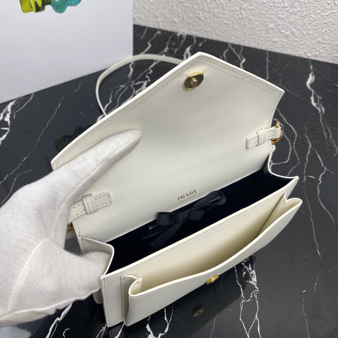 Prada 1BP020 Saffiano Chain Bag-20*12*4CM