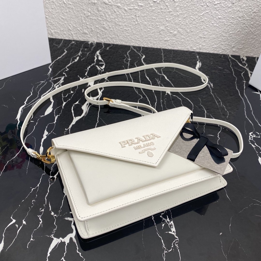 Prada 1BP020 Saffiano Chain Bag-20*12*4CM