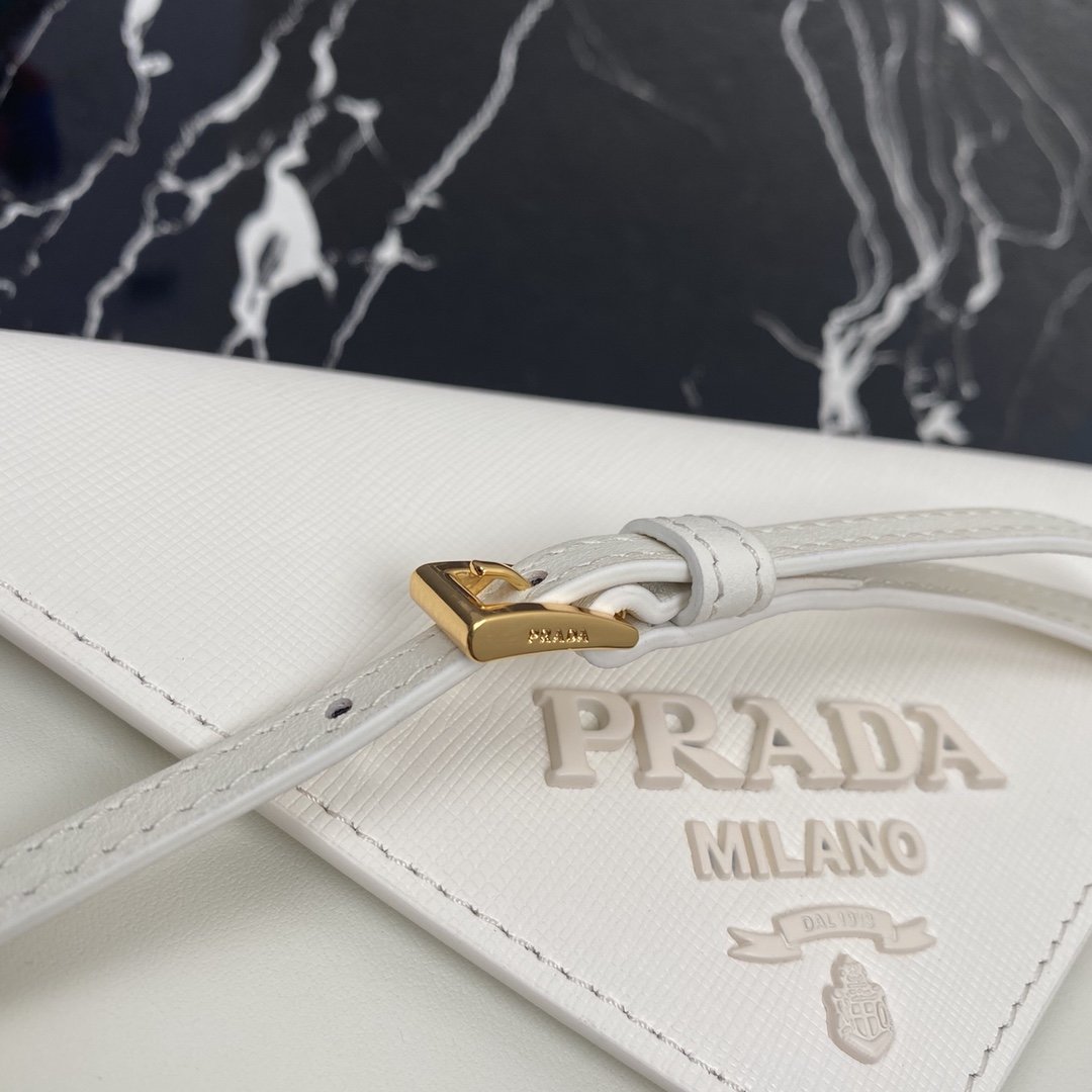 Prada 1BP020 Saffiano Chain Bag-20*12*4CM