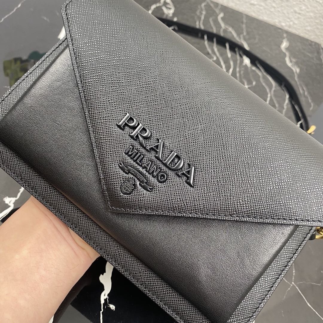 Prada 1BP020 Saffiano Chain Bag-20*12*4CM