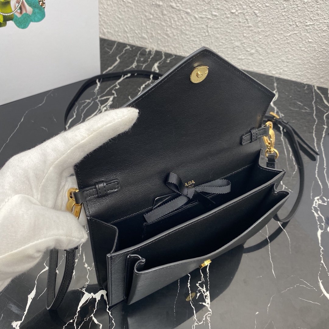 Prada 1BP020 Saffiano Chain Bag-20*12*4CM