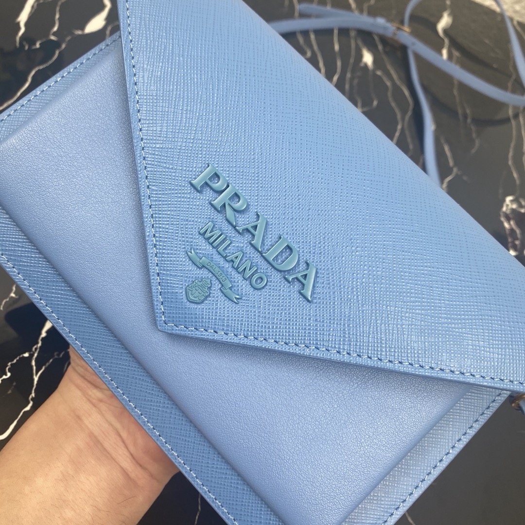 Prada 1BP020 Saffiano Chain Bag-20*12*4CM