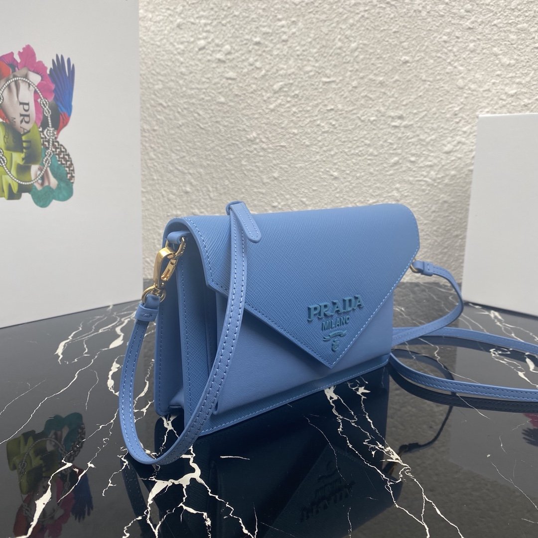 Prada 1BP020 Saffiano Chain Bag-20*12*4CM