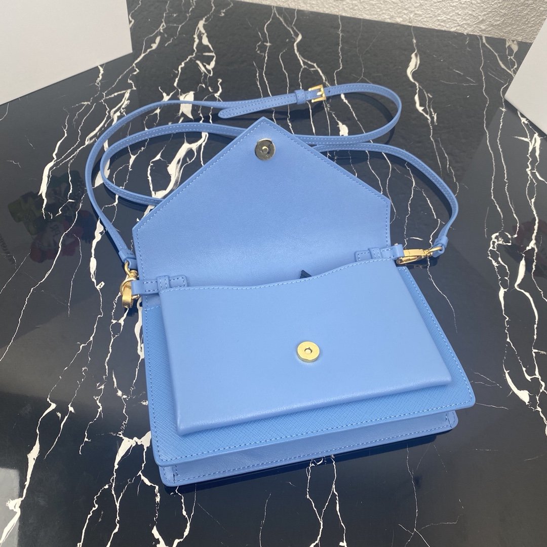 Prada 1BP020 Saffiano Chain Bag-20*12*4CM