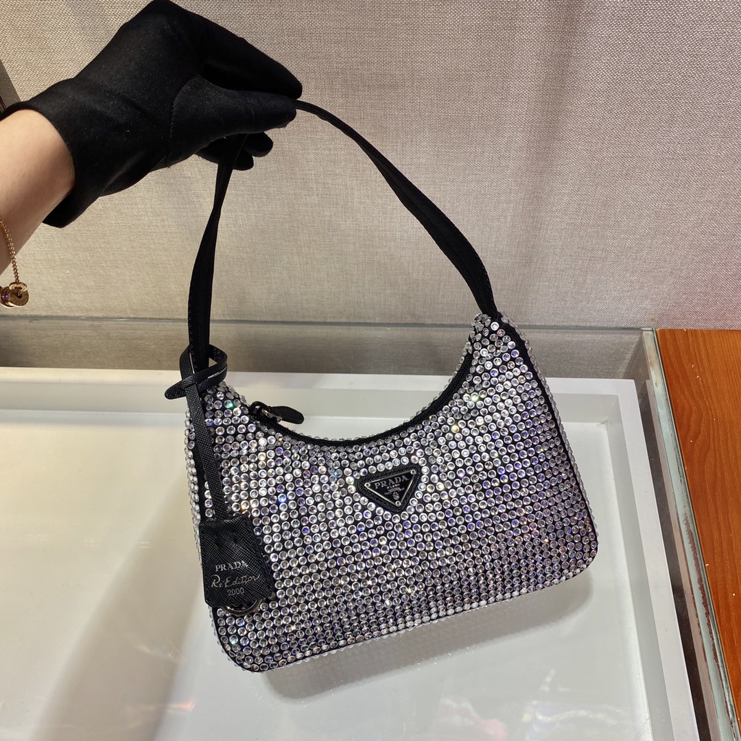 Prada Nylon 1NE515 Hobo Bag-23*14*5CM Prada Nylon 1NE515 Hobo Bag-23*14*5CM