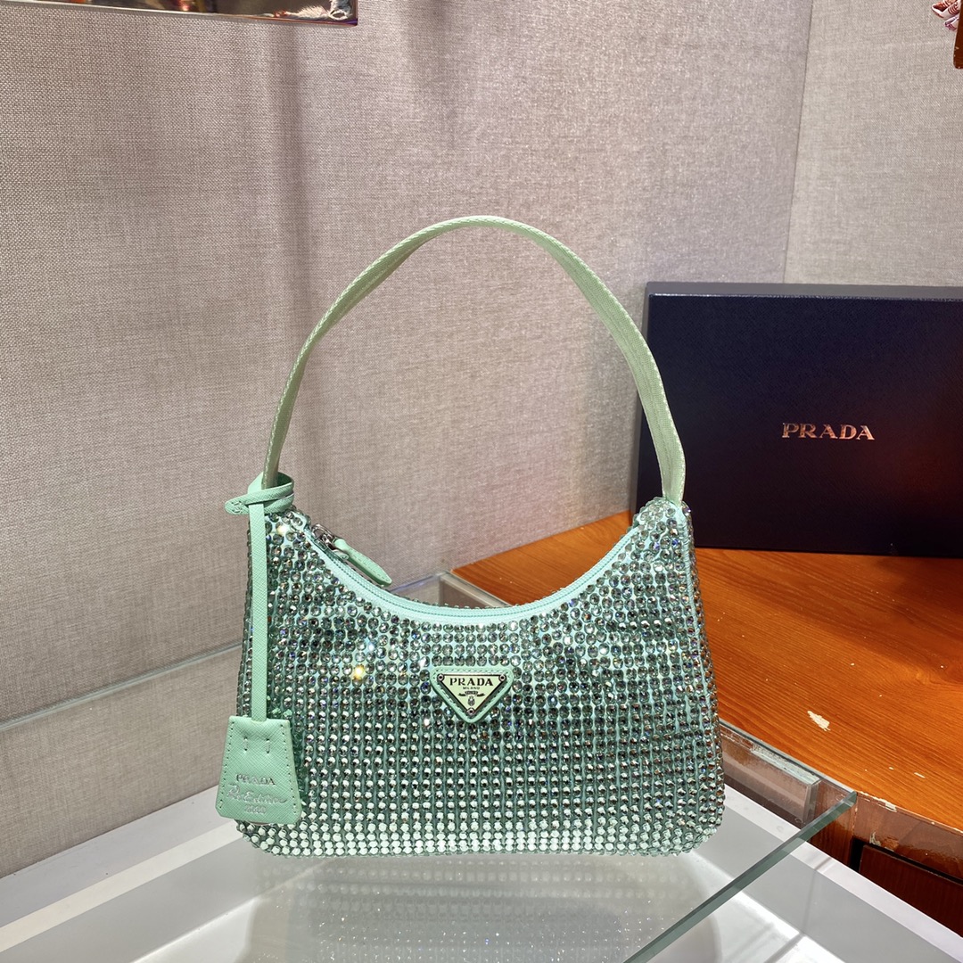 Prada Nylon 1NE515 Hobo Bag-23*14*5CM
