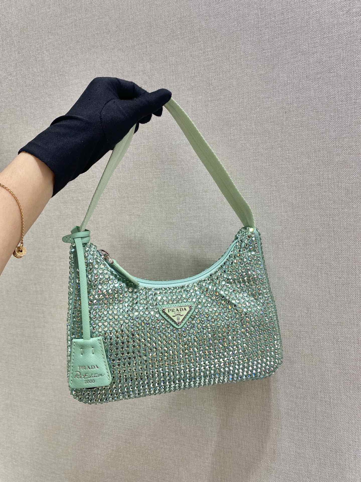 Prada Nylon 1NE515 Hobo Bag-23*14*5CM
