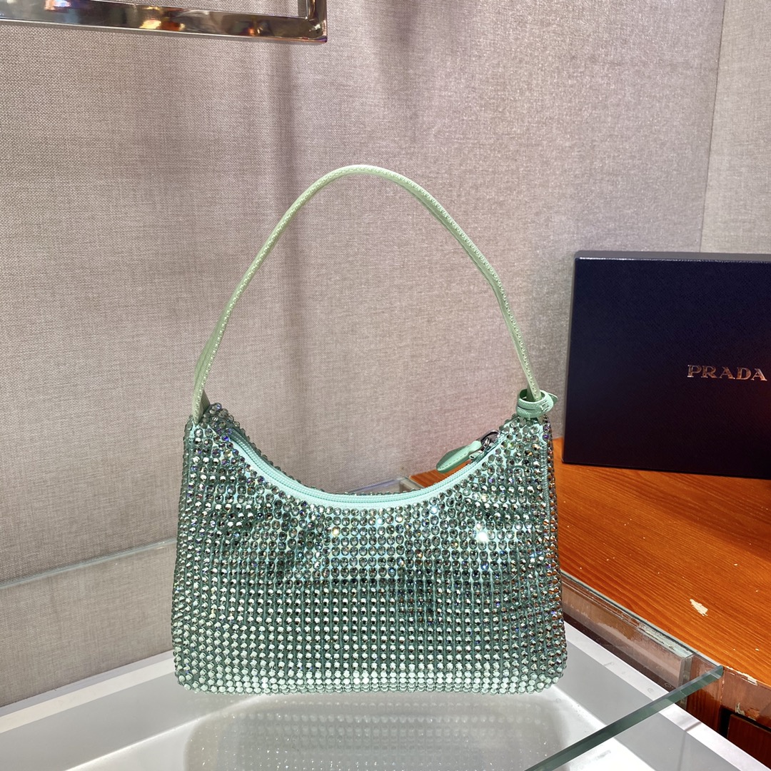 Prada Nylon 1NE515 Hobo Bag-23*14*5CM