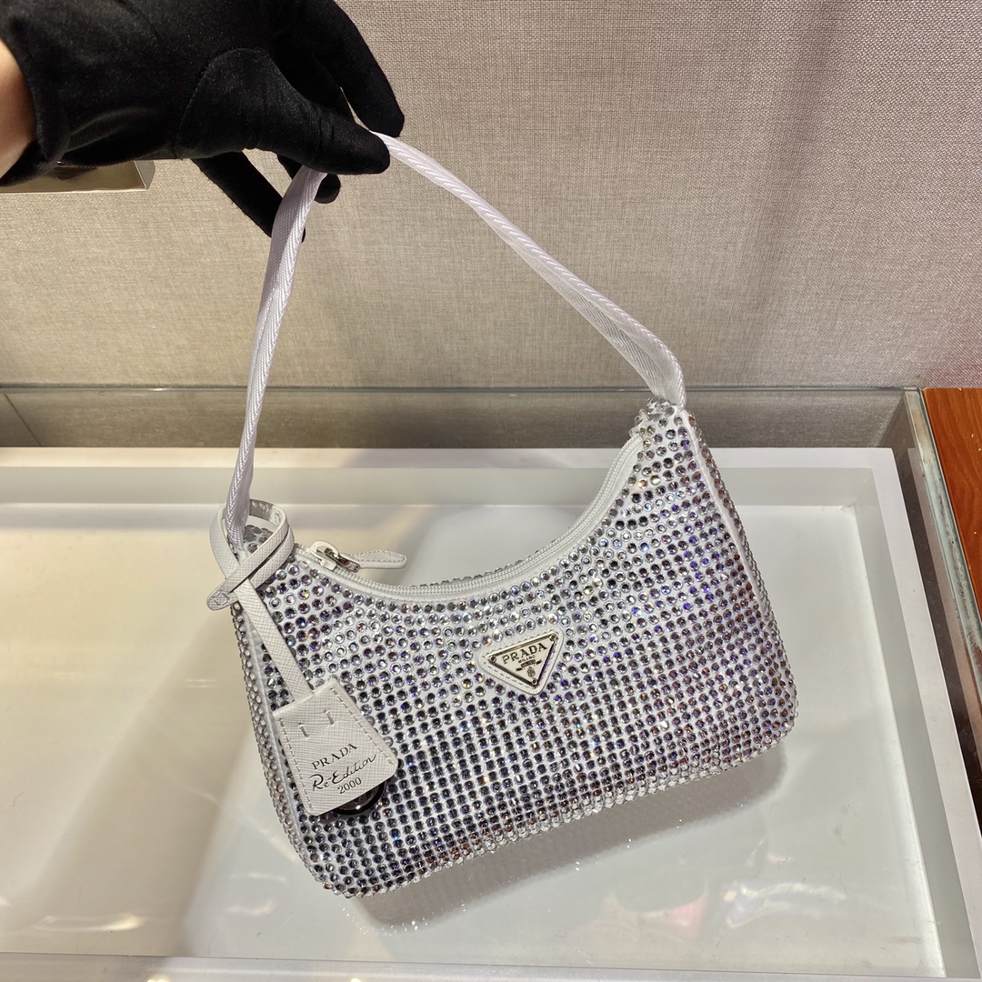 Prada Nylon 1NE515 Hobo Bag-23*14*5CM