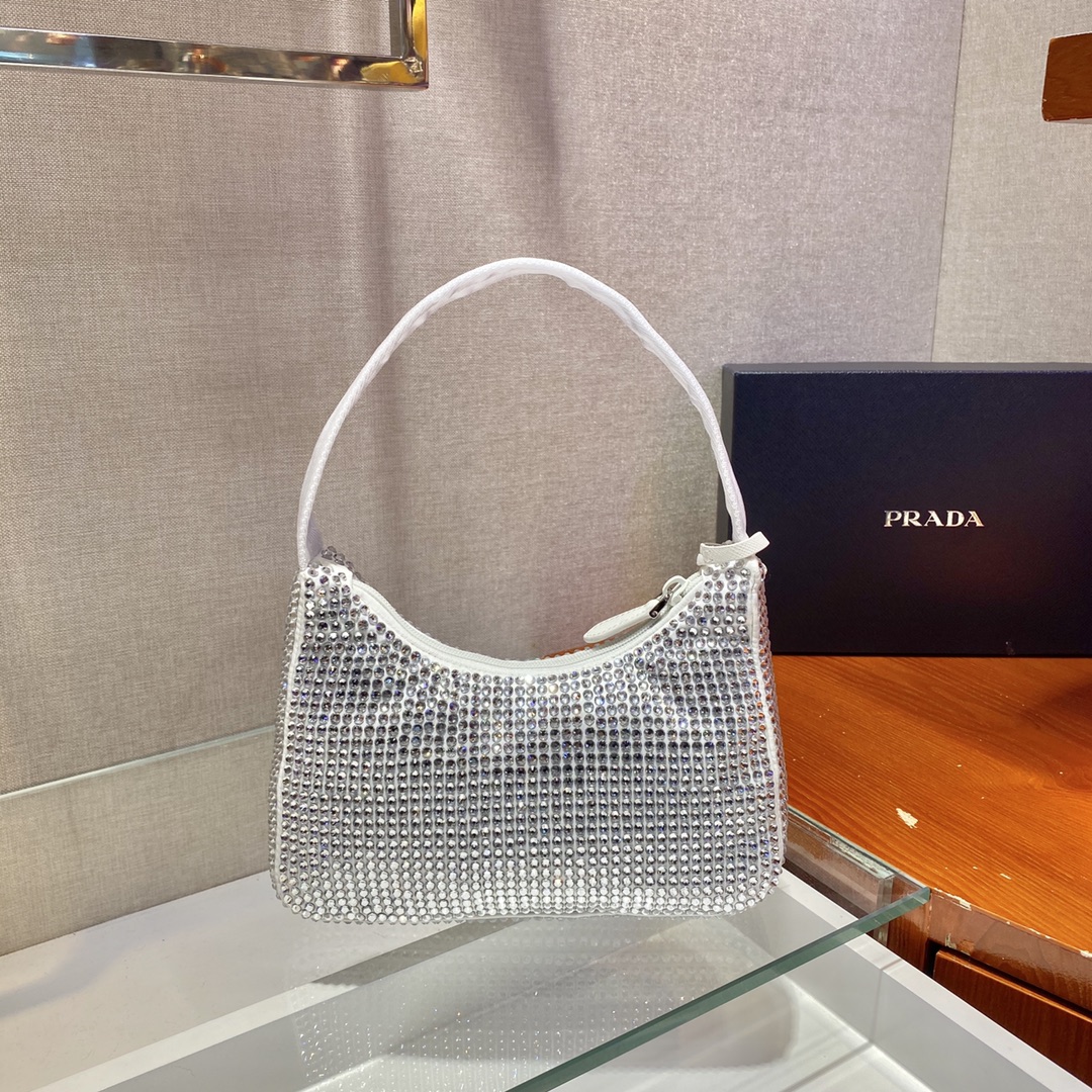 Prada Nylon 1NE515 Hobo Bag-23*14*5CM