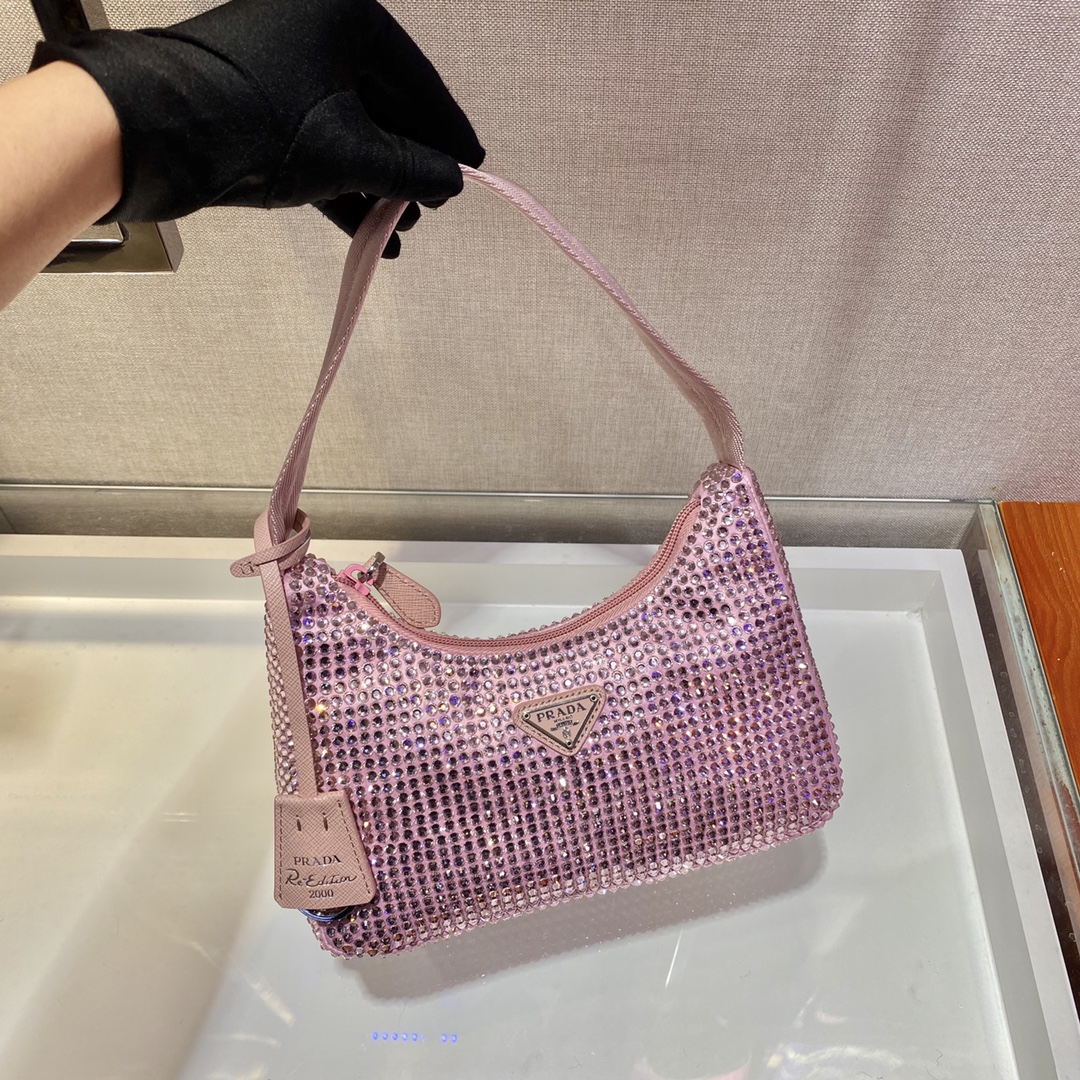 Prada Nylon 1NE515 Hobo Bag-23*14*5CM