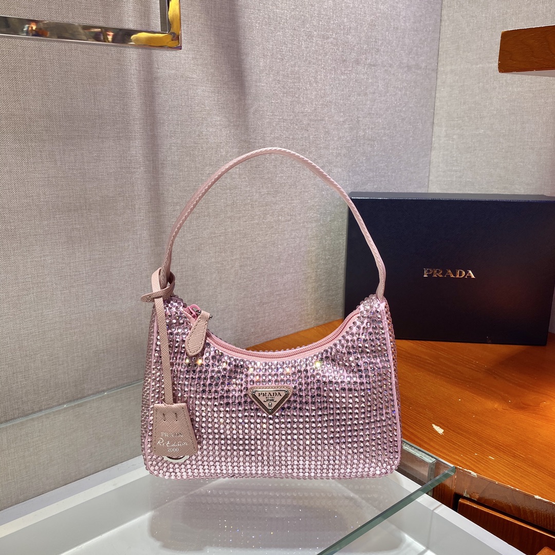 Prada Nylon 1NE515 Hobo Bag-23*14*5CM