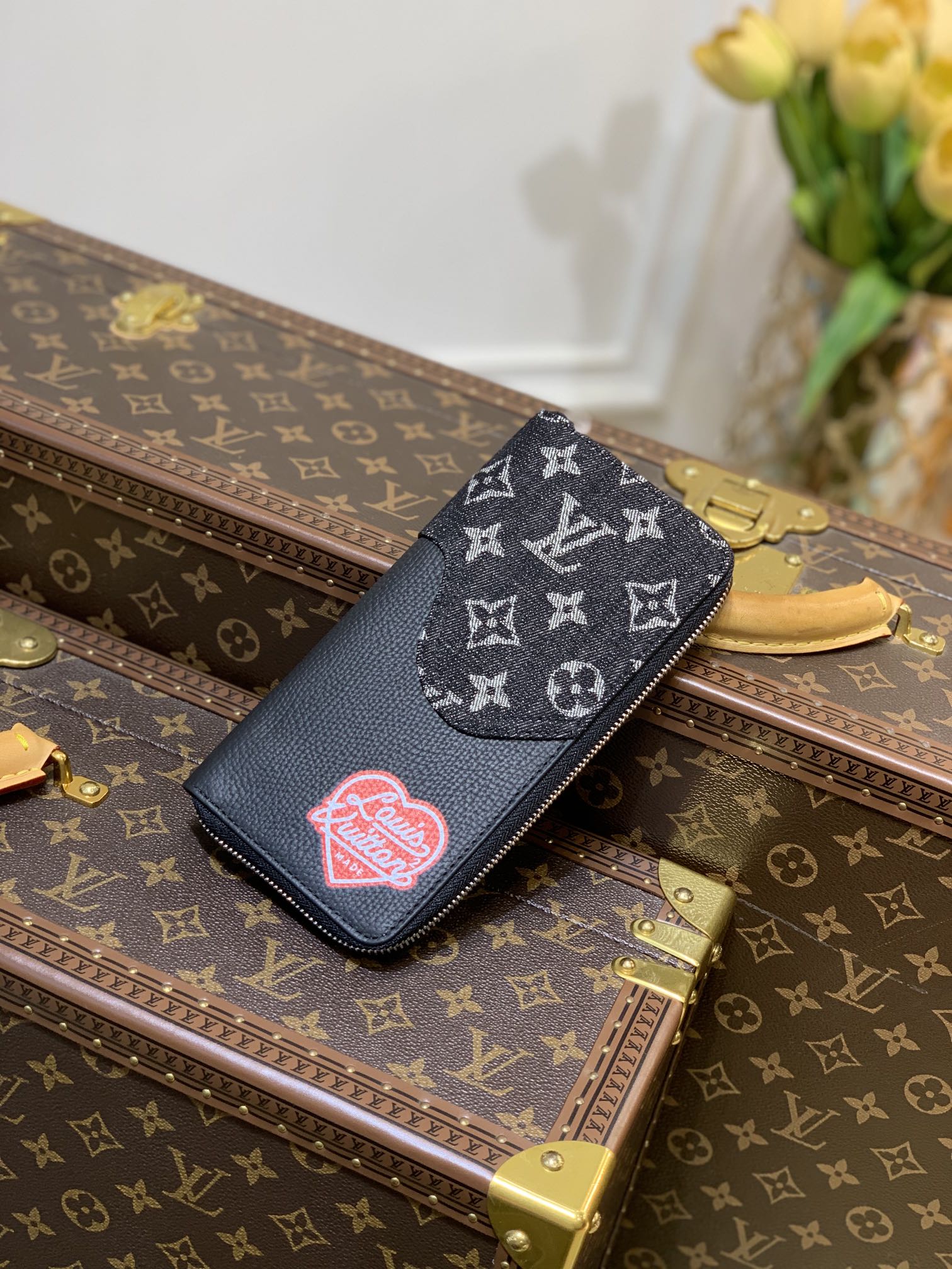 Louis Vuitton Zippy Vertical Wallet M63095-20*10CM