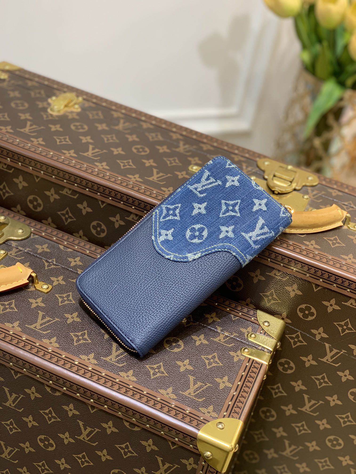 Louis Vuitton Zippy Vertical Wallet M63095-20*10CM