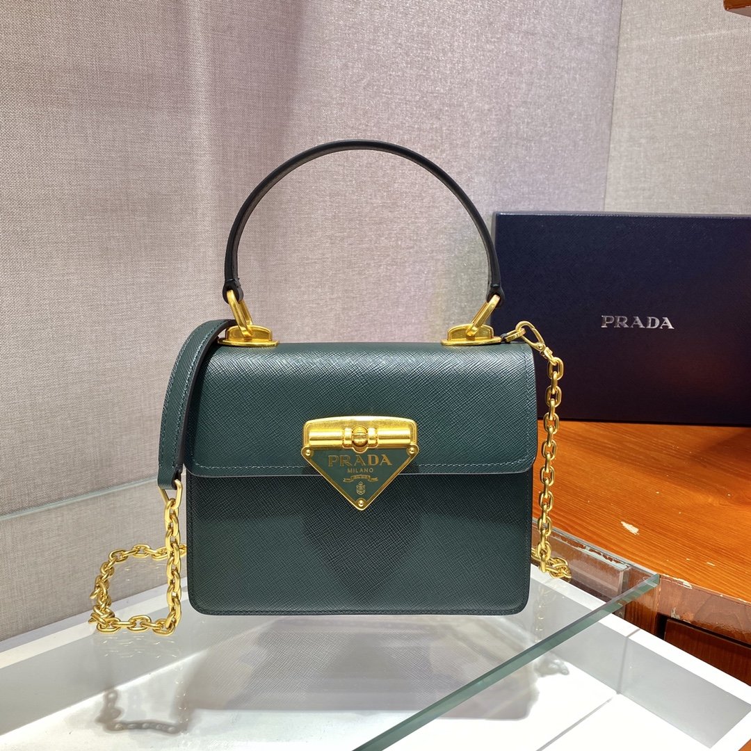 Prada 1BD021 Chain Bag-20*17*8.5CM
