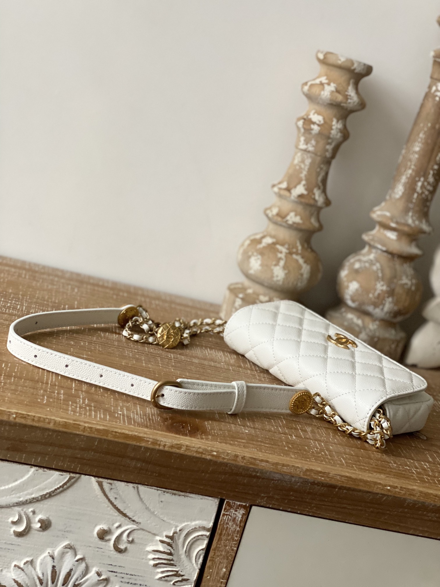 Ch@nel Waist Bag-9.5*17.2*5.4CM