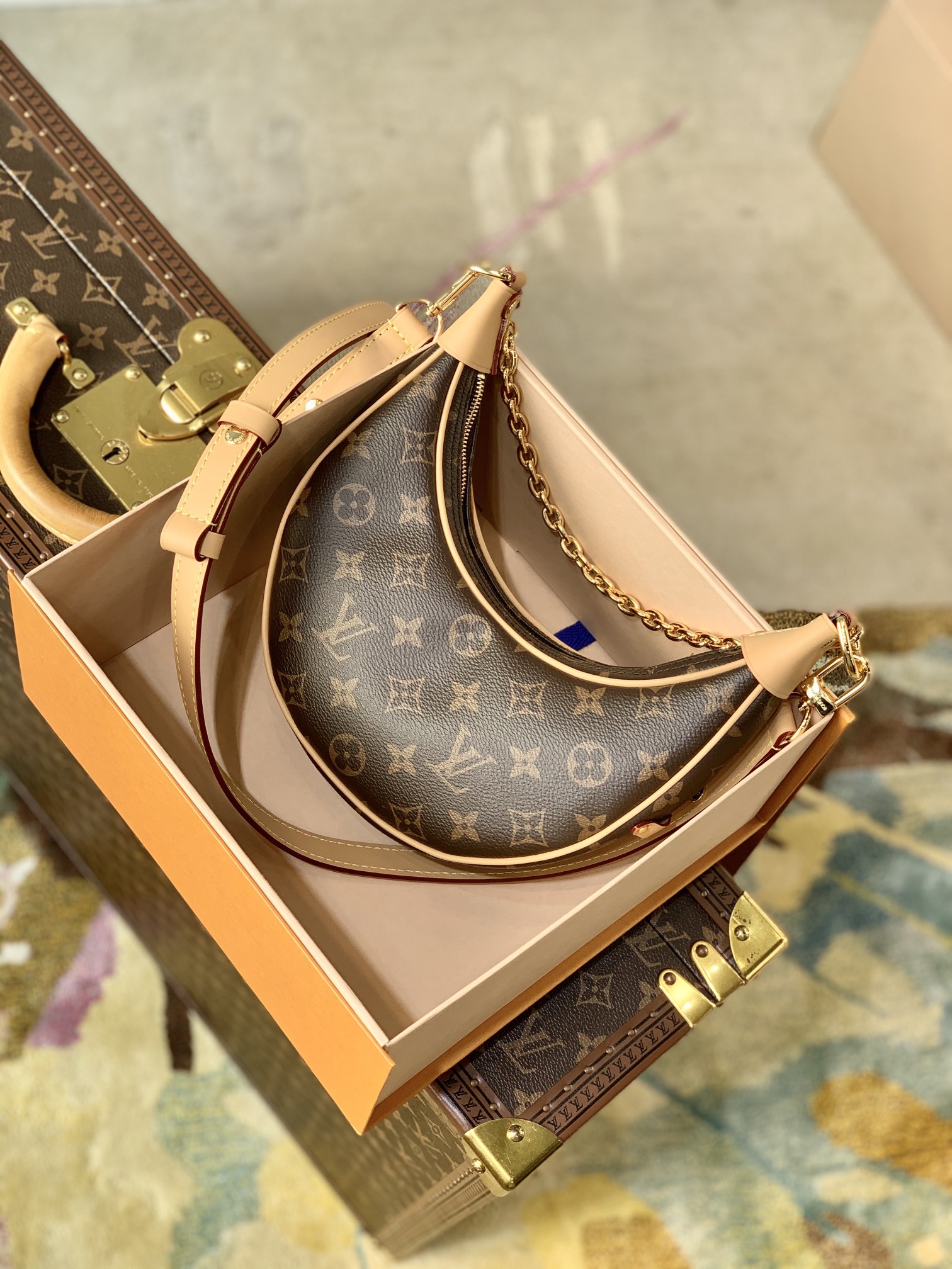 Louis Vuitton Odeon Handbags-M44036-24*22*6CM Louis Vuitton Odeon Handbags-M44036-24*22*6CM