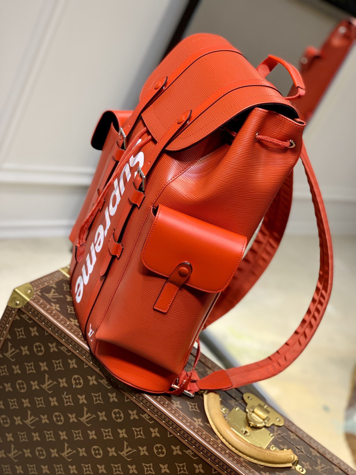 Louis Vuitton SupremeBackpack-M41379-34*13*47CM