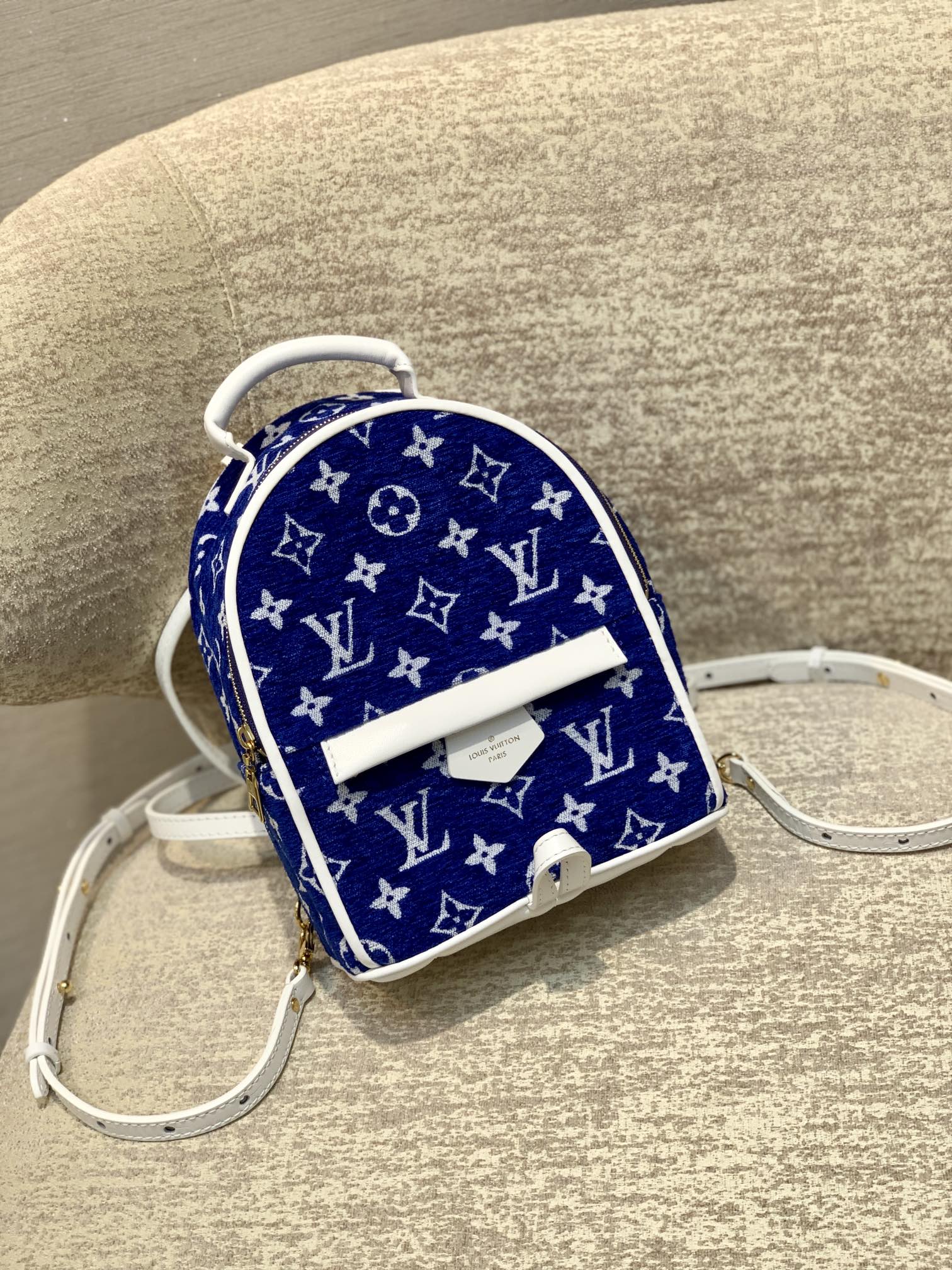 Louis Vuitton Match Palm Springs Backpack-17*22*10CM