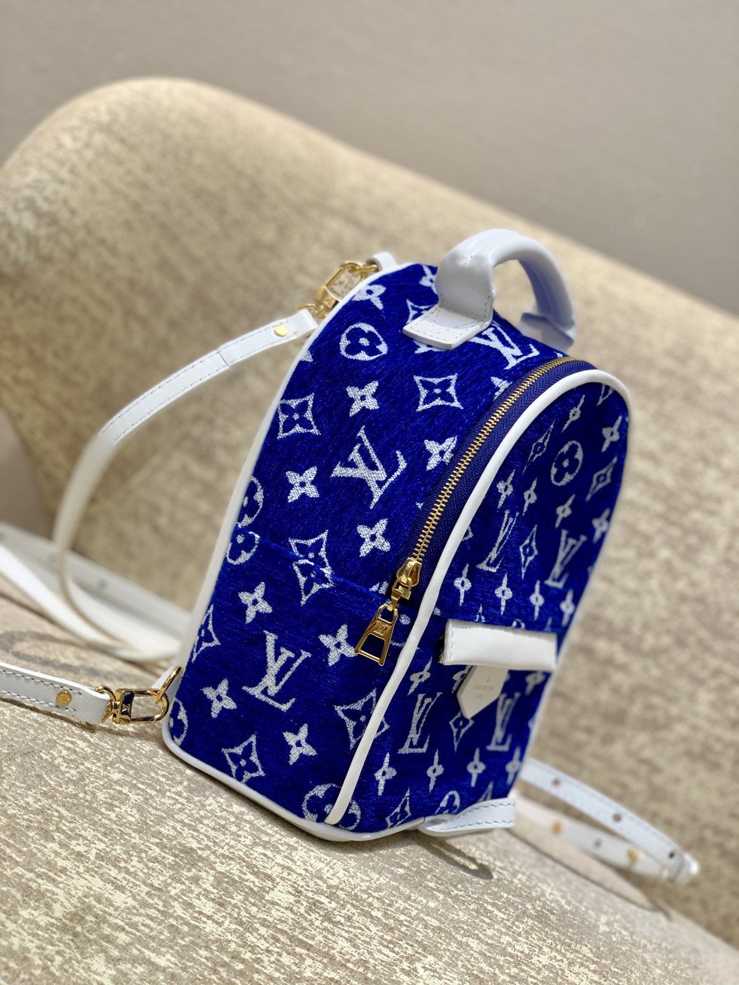 Louis Vuitton Match Palm Springs Backpack-17*22*10CM