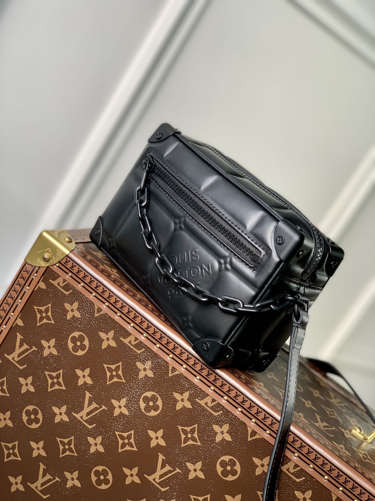 Louis Vuitton Mini Soft Trunk-M81611 -18*13*8M Louis Vuitton Mini Soft Trunk-M81611 -18*13*8M