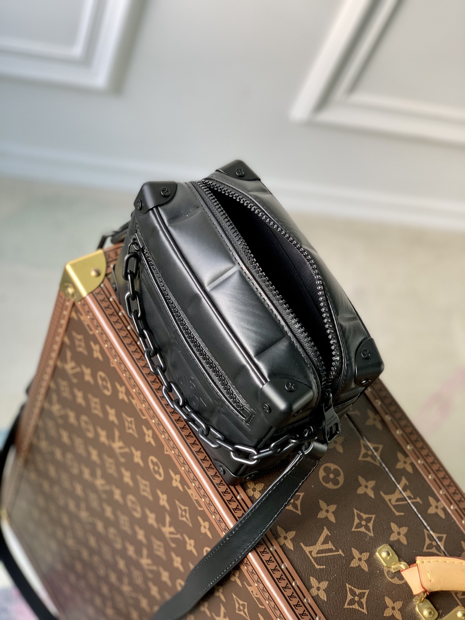 Louis Vuitton Mini Soft Trunk-M81611 -18*13*8M Louis Vuitton Mini Soft Trunk-M81611 -18*13*8M