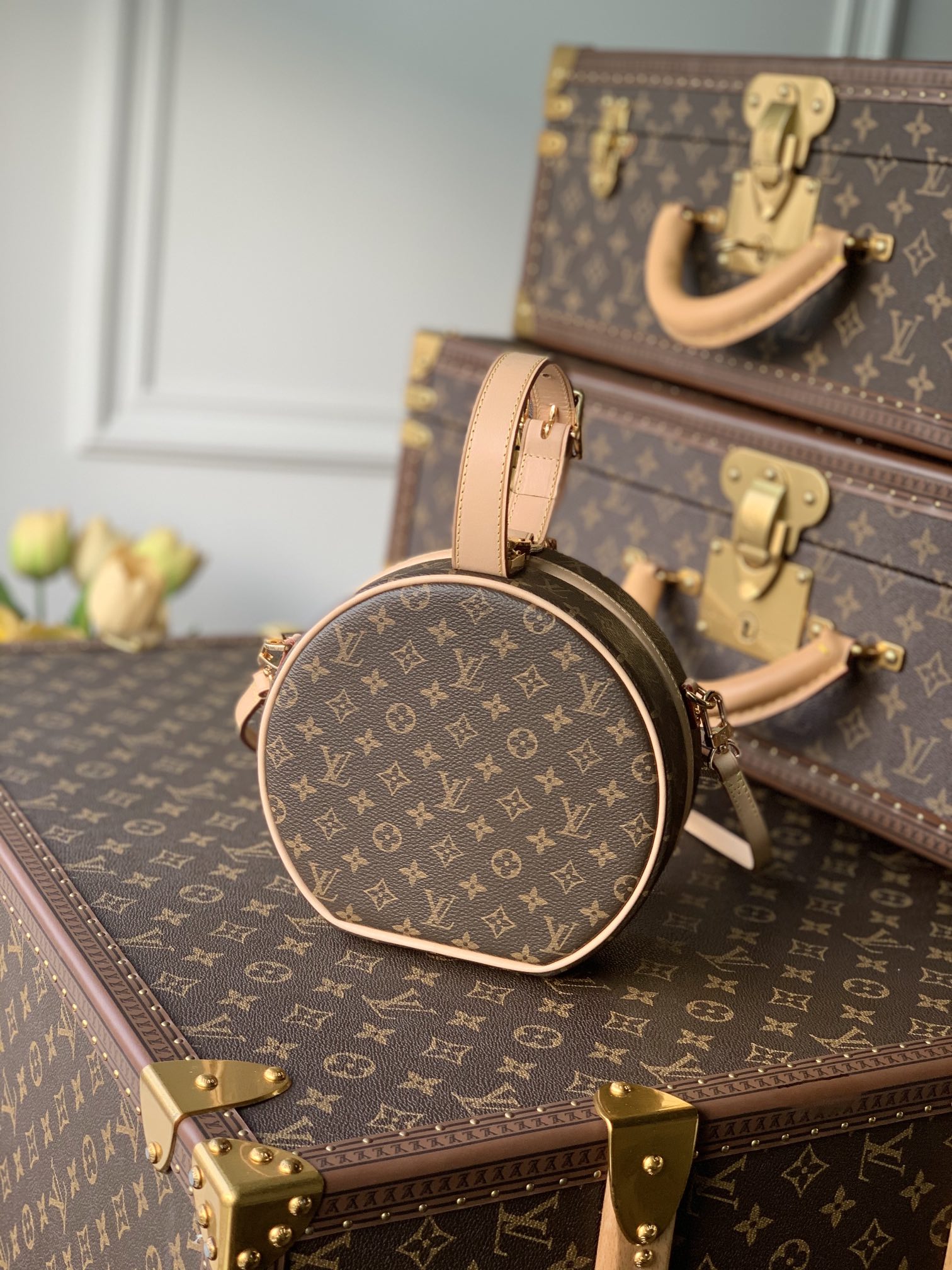 Louis Vuitton Petite Boite Chapeau-18*17*7CM Louis Vuitton Petite Boite Chapeau-18*17*7CM