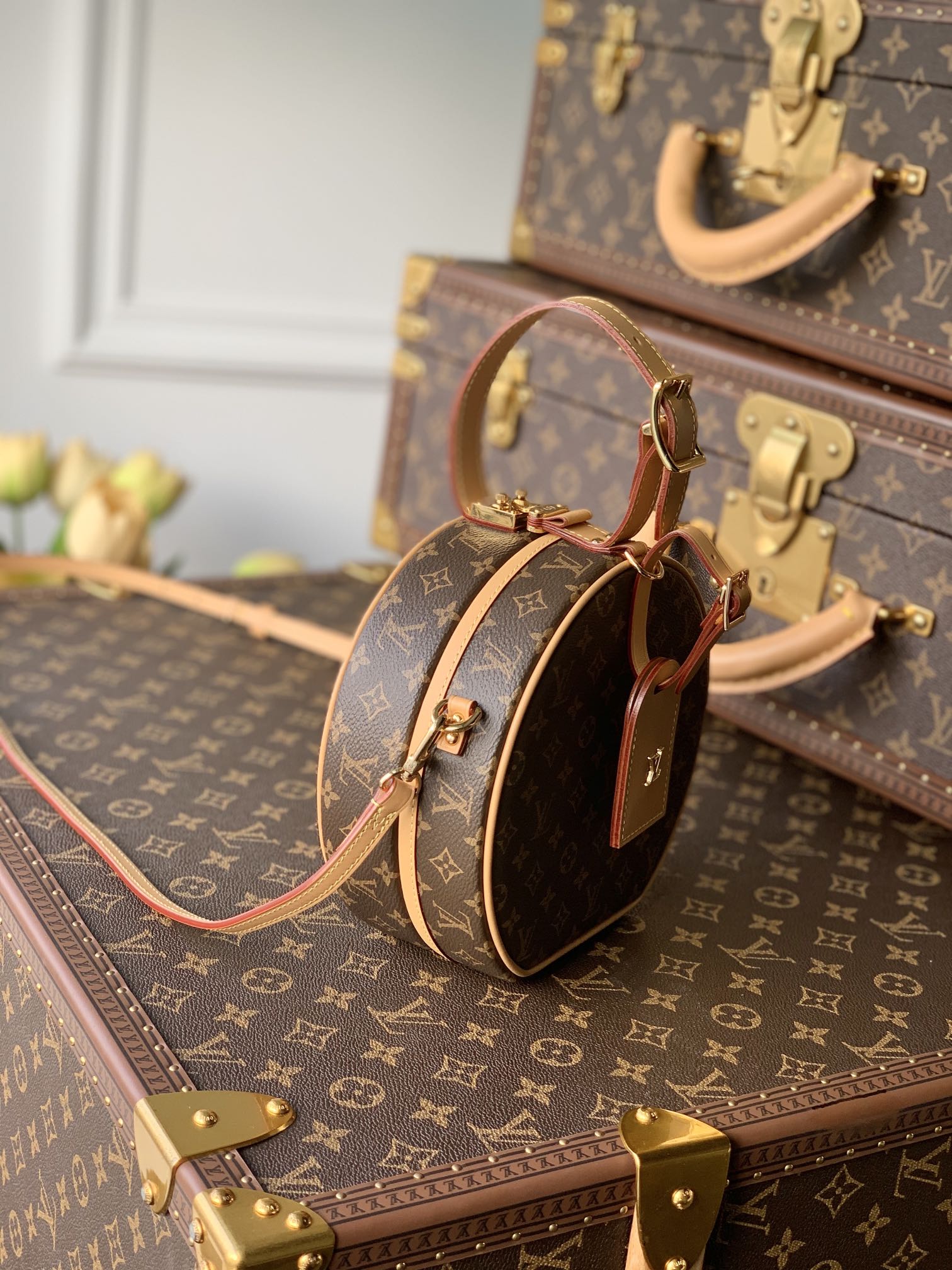 Louis Vuitton Petite Boite Chapeau-18*17*7CM Louis Vuitton Petite Boite Chapeau-18*17*7CM