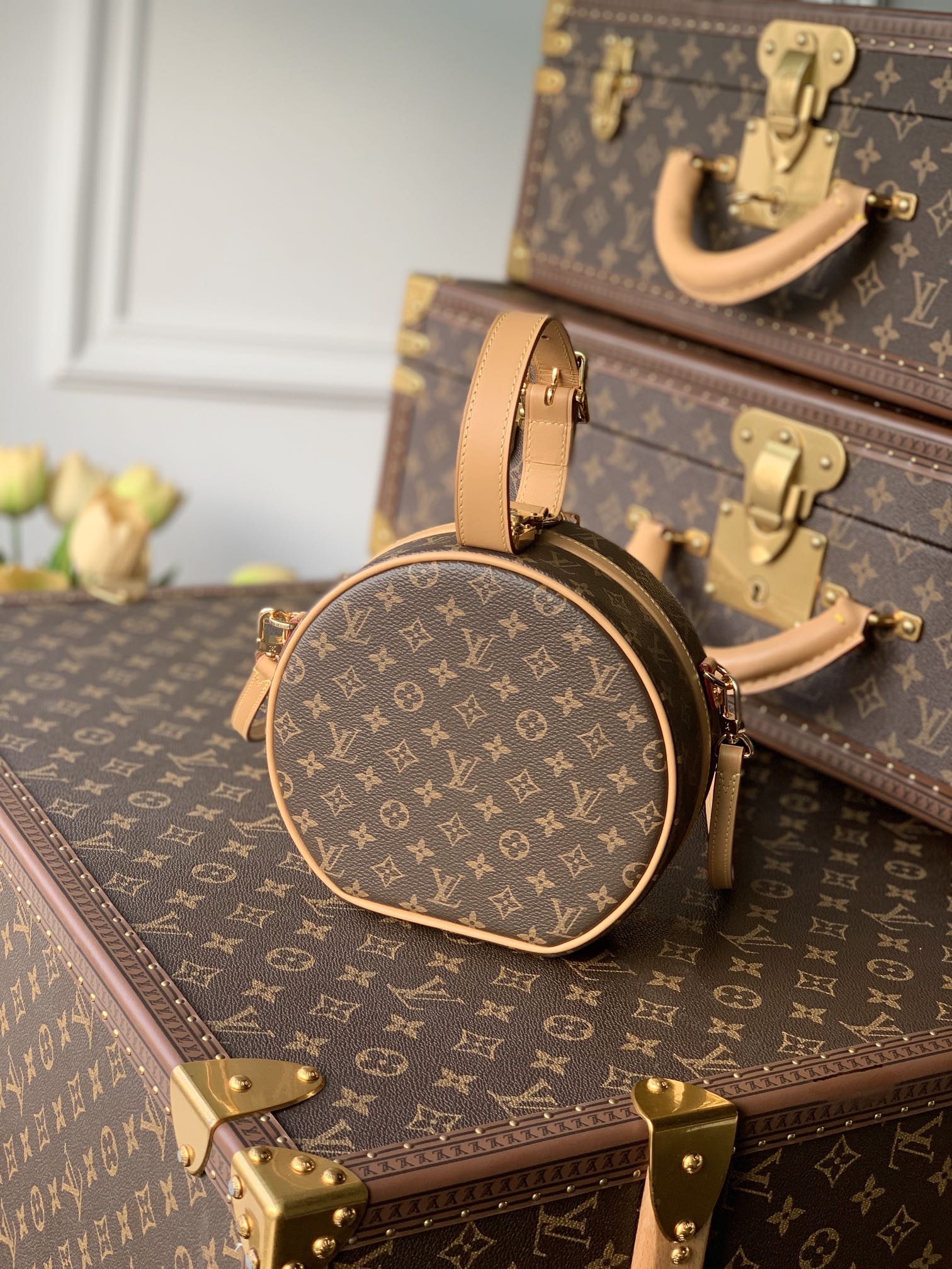 Louis Vuitton Petite Boite Chapeau-18*17*7CM Louis Vuitton Petite Boite Chapeau-18*17*7CM