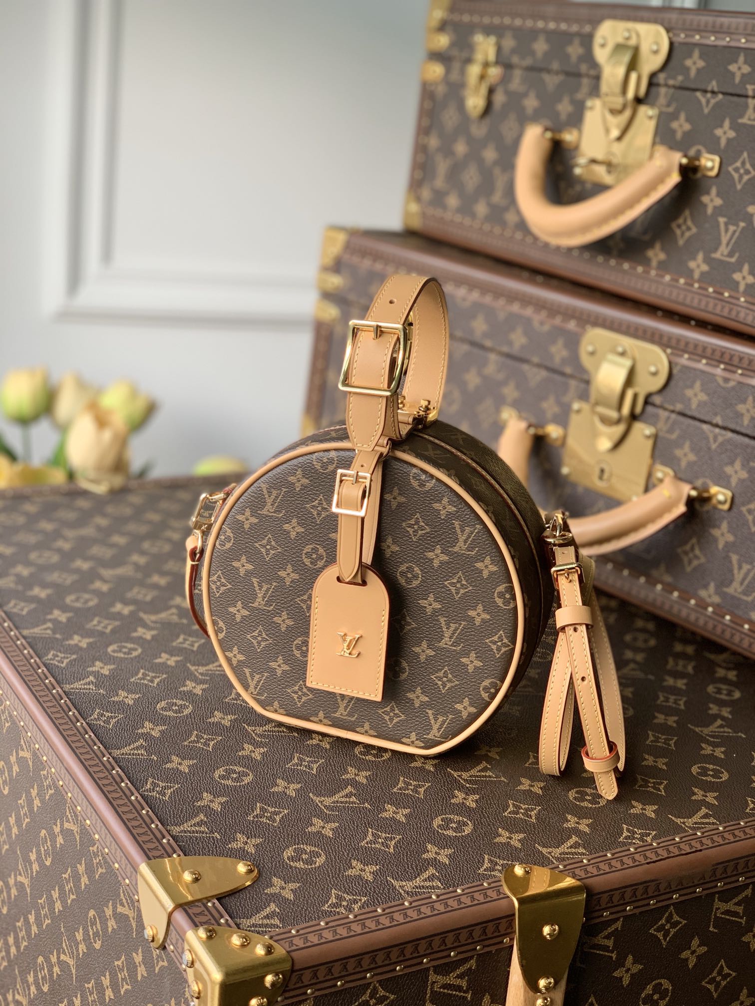 Louis Vuitton Petite Boite Chapeau-18*17*7CM