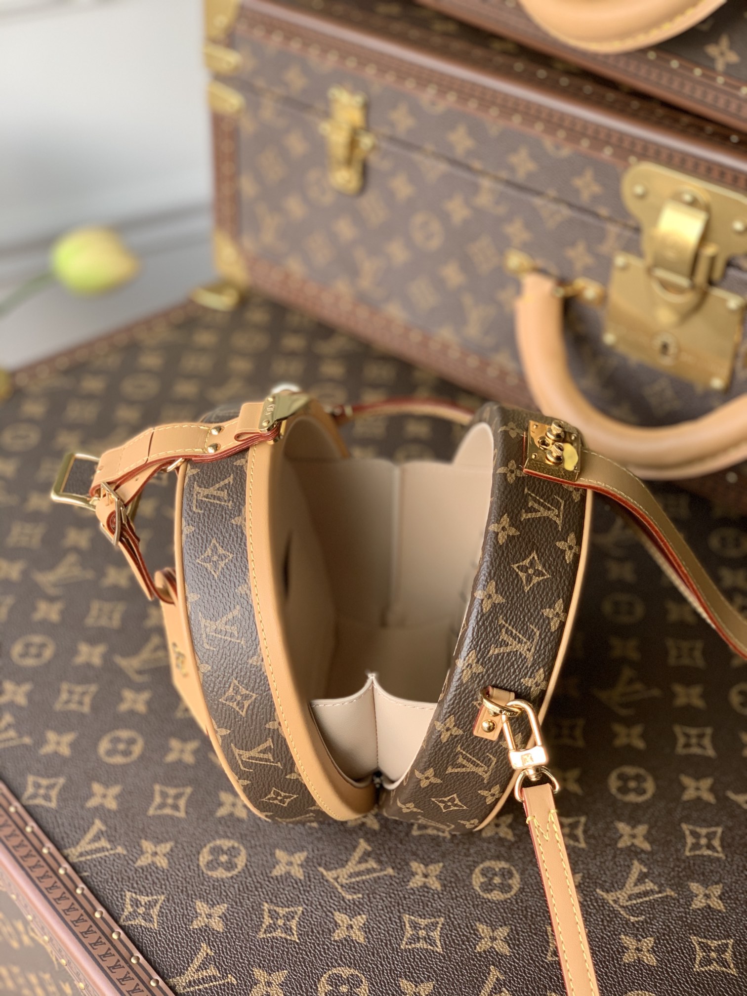 Louis Vuitton Petite Boite Chapeau-18*17*7CM Louis Vuitton Petite Boite Chapeau-18*17*7CM